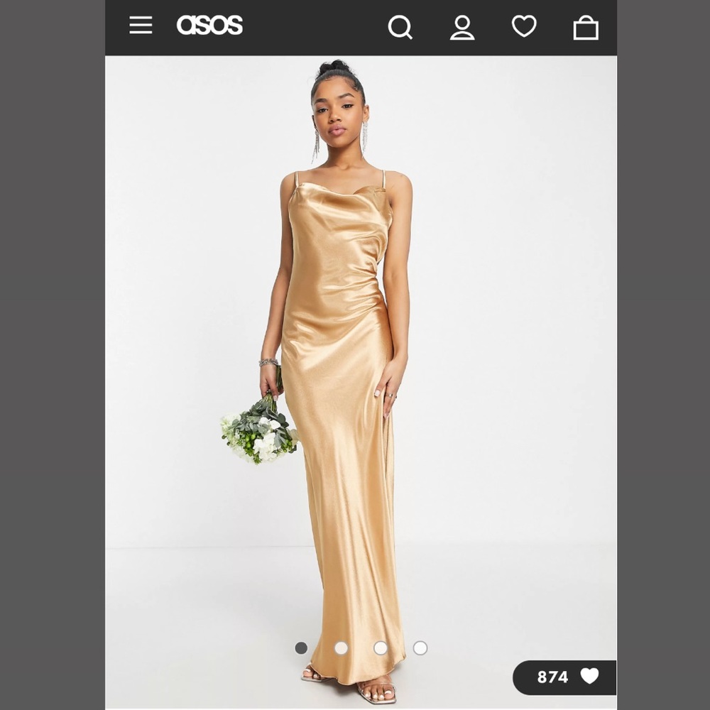 Little Mistress Bridesmaid Slip Dress